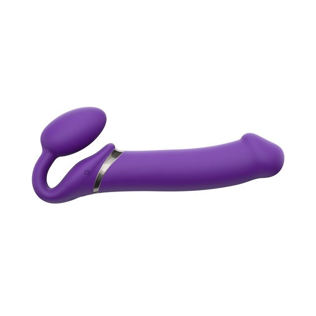 Värisevä taivutettava dildo - violetti XL