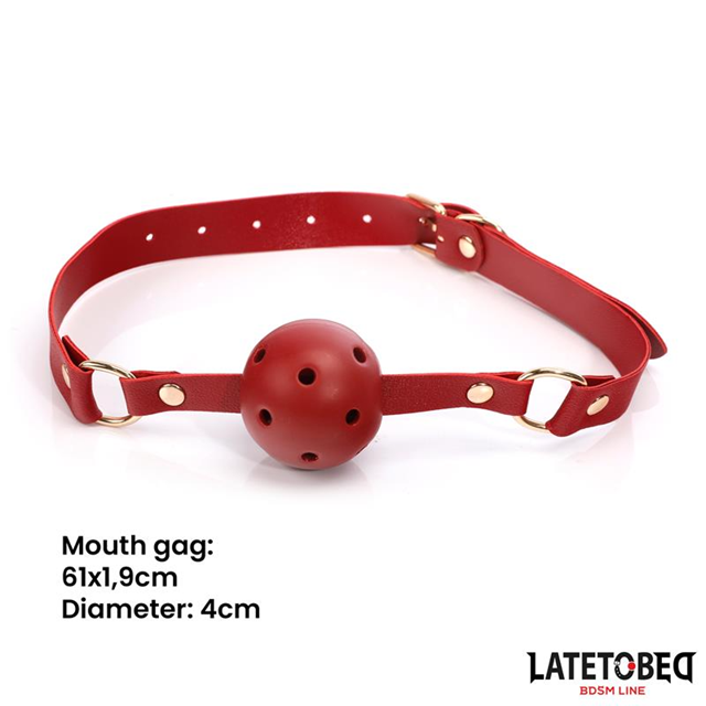 7-pcs Bondage Set With Bag Red