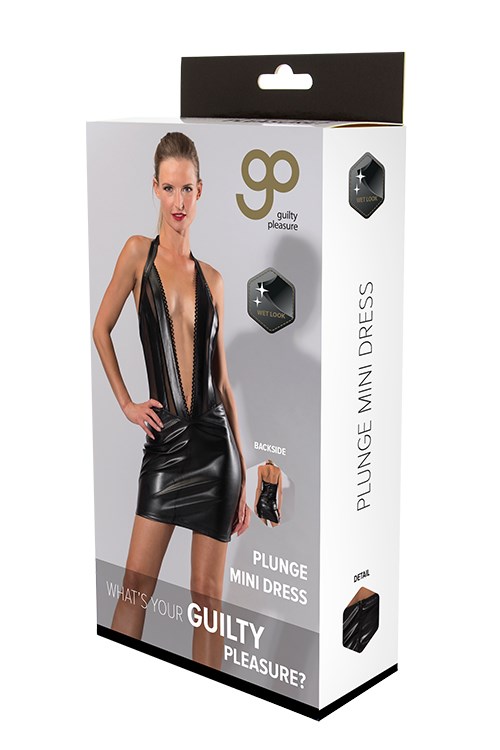 Wetlook Plunge Minimekko - musta