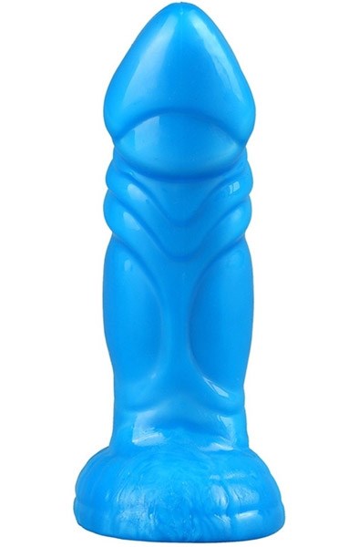 Fantasy Snaky Blue Dildo 21cm