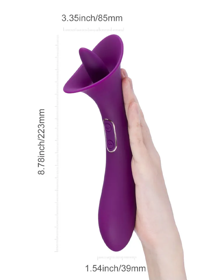 Adele Clit Licking Tongue Vibrator With G-spot Stimulator