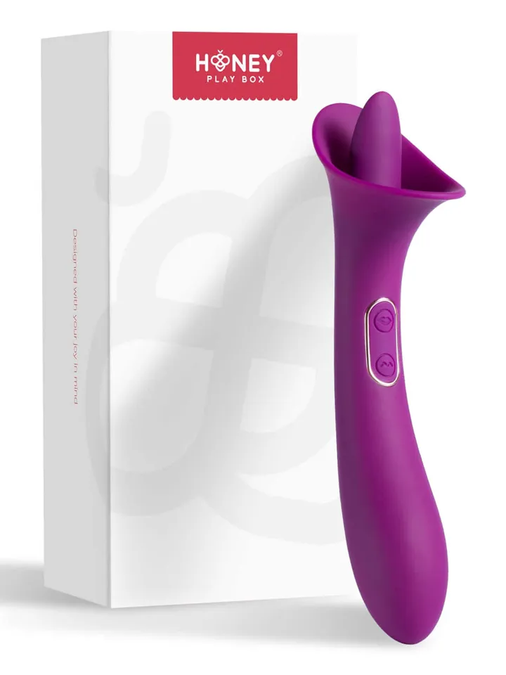 Adele Clit Licking Tongue Vibrator With G-spot Stimulator