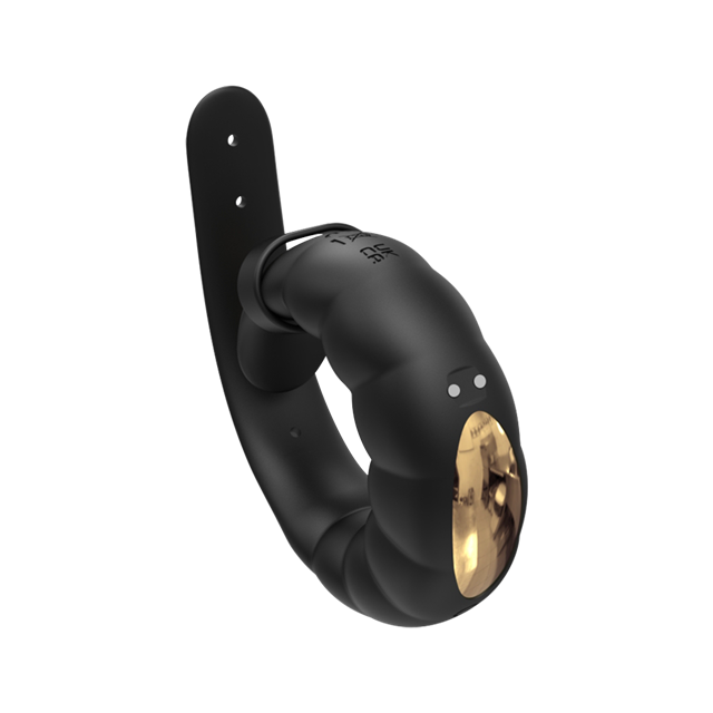 Adjustable Vibrating Penis Ring Black