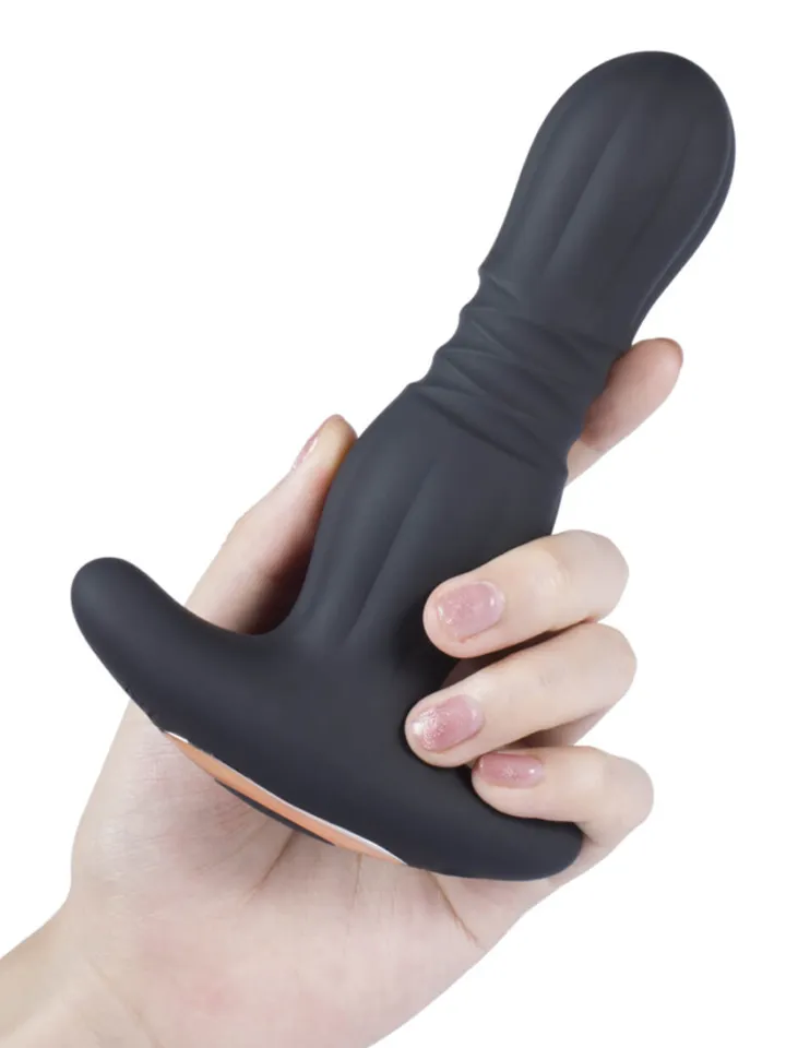 Agas Thrusting Butt Plug With Remote Control