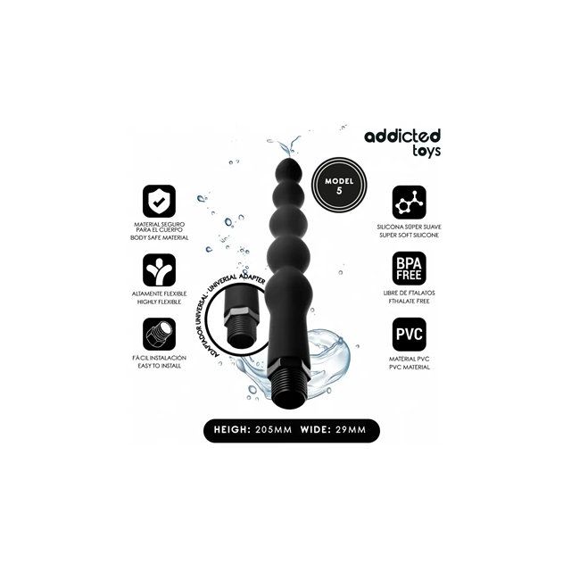 Anal Cleaner With Universal Adapter