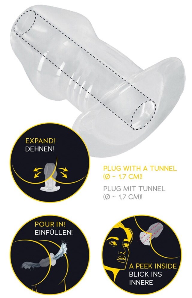 Butt Plug with Tunnel