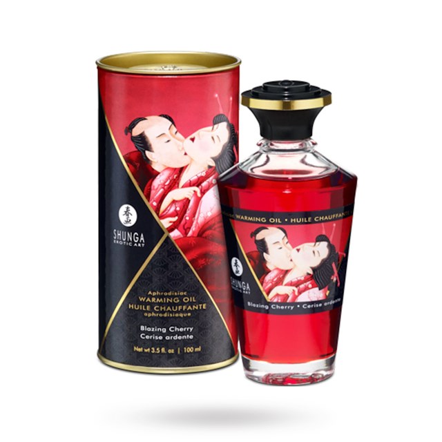 Aphrodisiac Blazing Cherry - Lämmittävä öljy 100 ml
