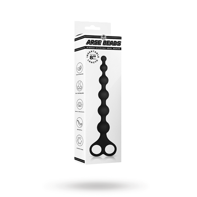 ARSE BEADS #1 BLACK SILICONE