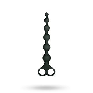 Arse Beads #1 Black Silicone