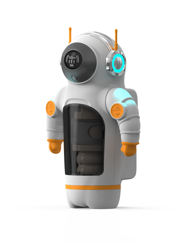 Astronaut - Thrusting, Vibrating & Sucking Masturbator