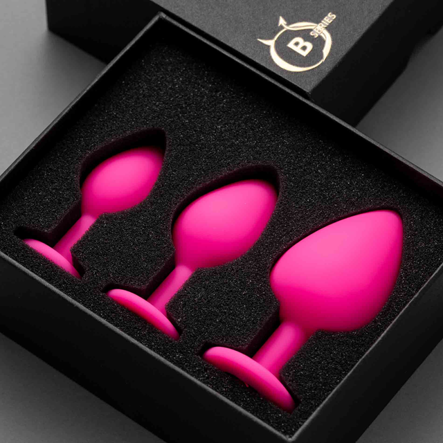 Silicone Plug Set Pink