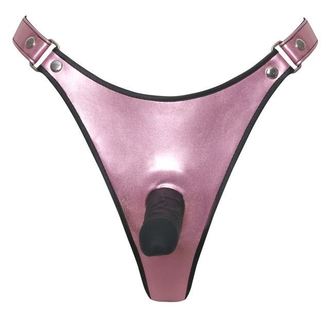 Dildo Thong - Light Pink
