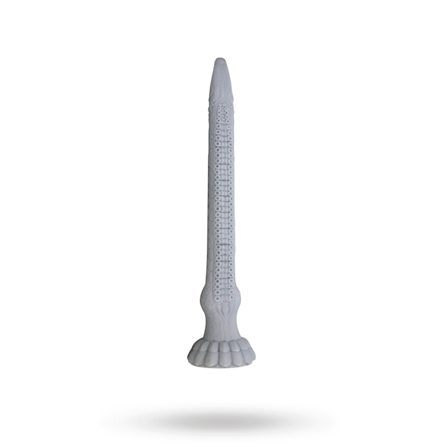 Basilisk Rippled Monster Silicone Dildo 43 cm