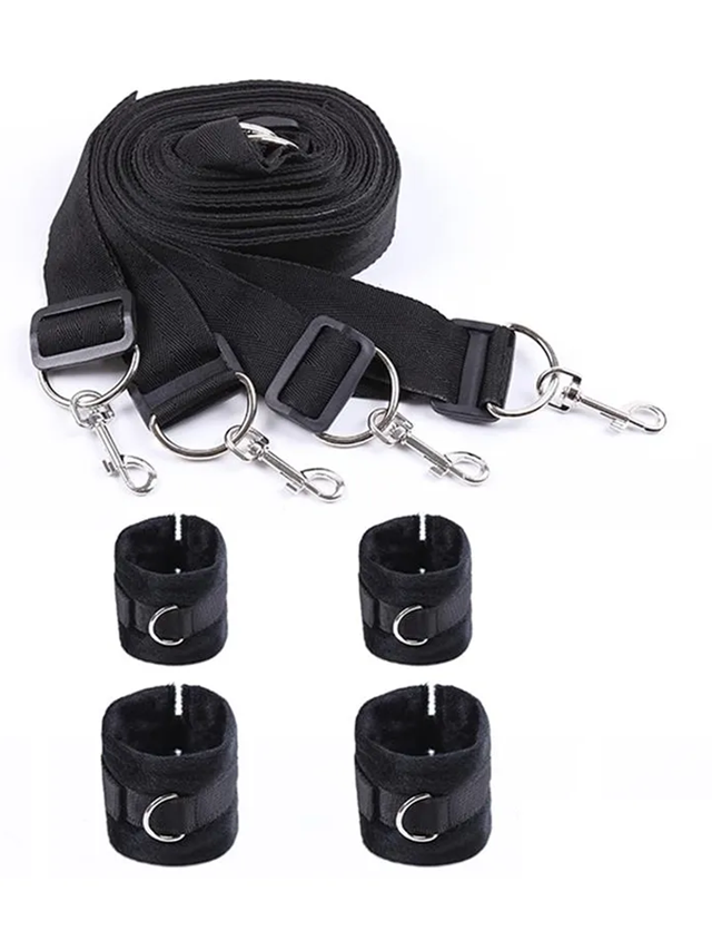 Bed Restraint Set With Cuffs