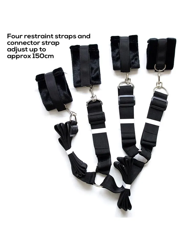 Bed Restraint Set With Cuffs