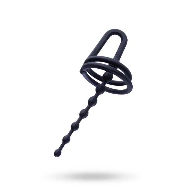 Bliss Urethral Plug With Glans Straps