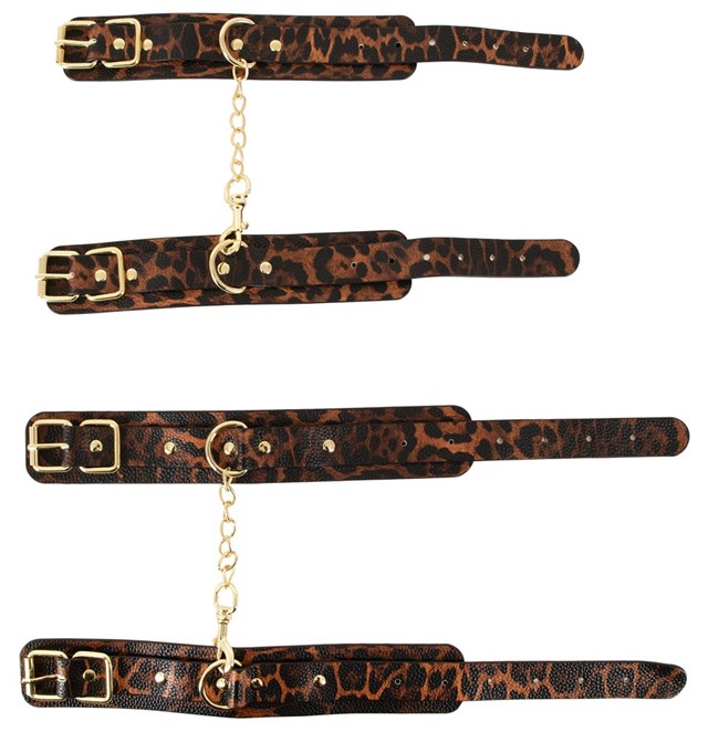 Bondage Set 6 piece Leopard