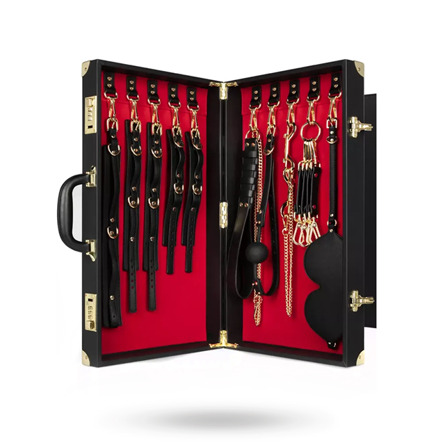 Bondage Suitcase 13-pcs PU Leather