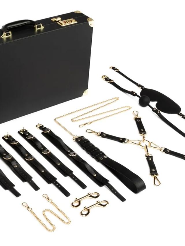 Bondage Suitcase 13-pcs PU Leather