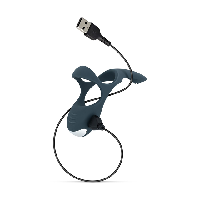 Boners Triple Vibrating Cockring Blue