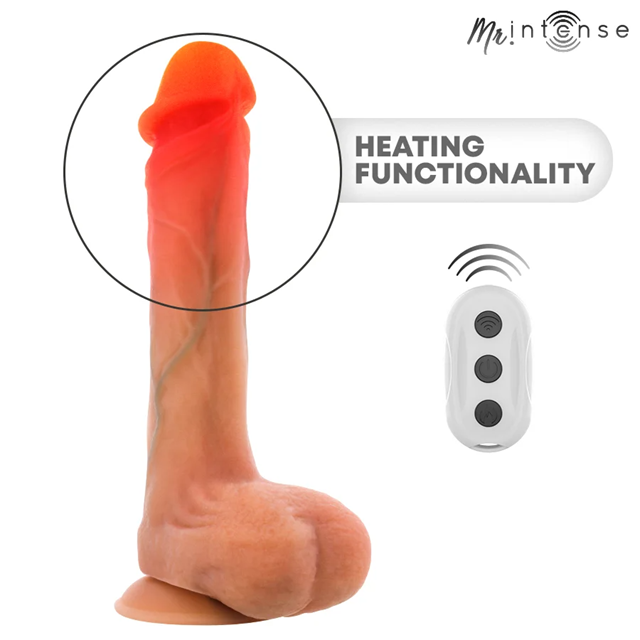 Bradley Vibrating Dildo With Heat Effect 21 cm