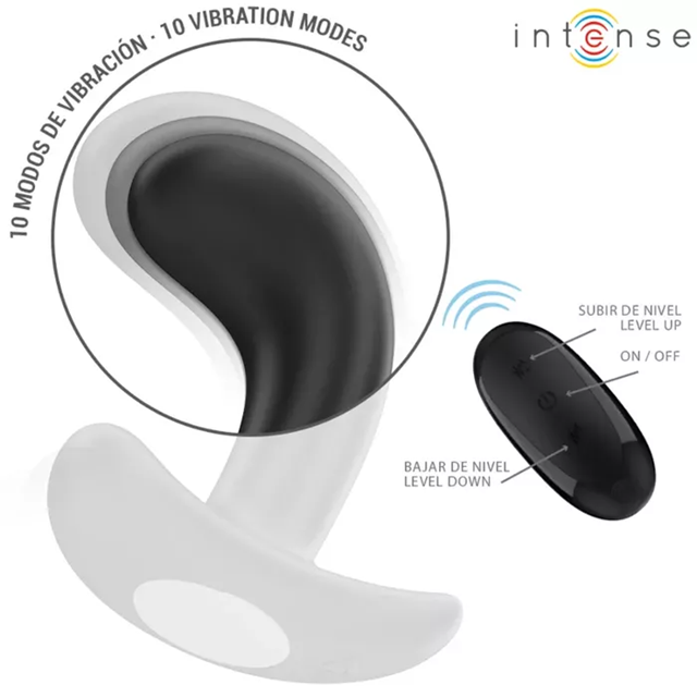 Chandler Anal Plug 10 Vibrations Remote