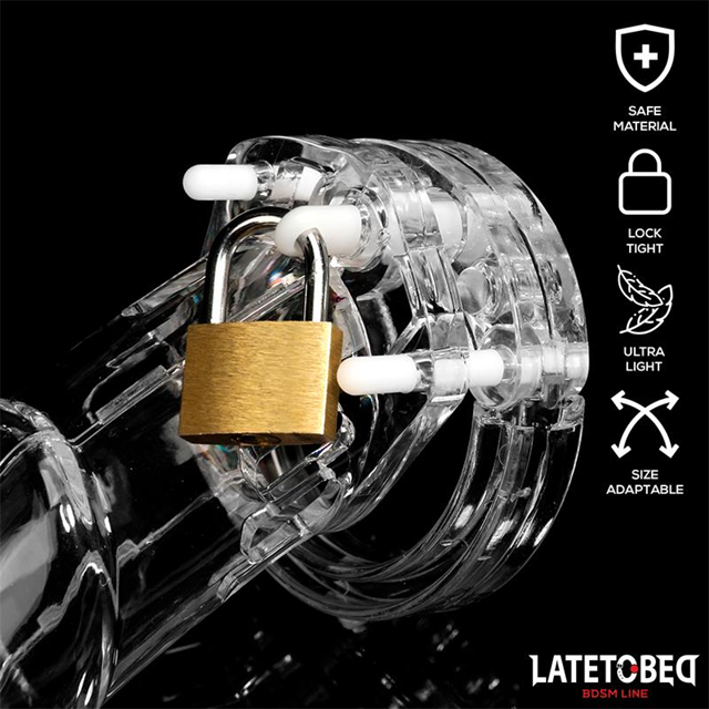 Chastity Cage Long Clear