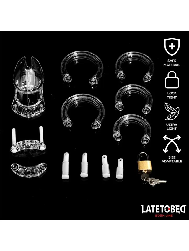 Chastity Cage Short Clear