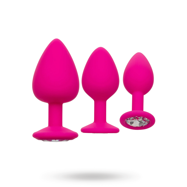 Cheeky Gems Anal Training Kit Pink