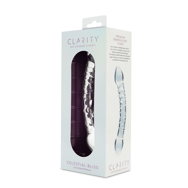 Clarity Celestial Bliss Glass Dildo