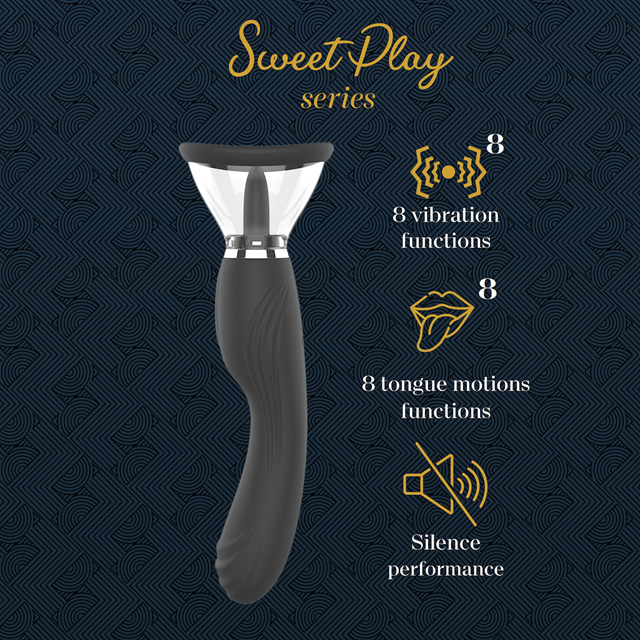 Clitoral Licking Pump With G-Spot Vibrator
