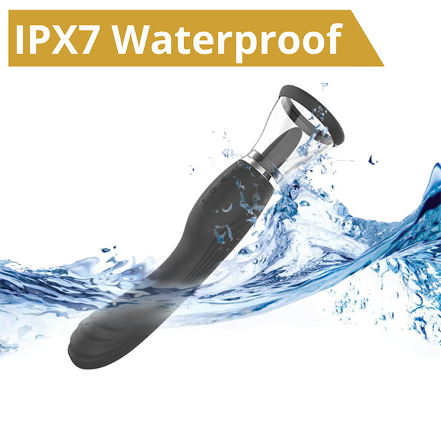 Clitoral Licking Pump With G-Spot Vibrator