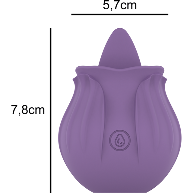 Clitoris Stimulator 10 Vibrations Lilac