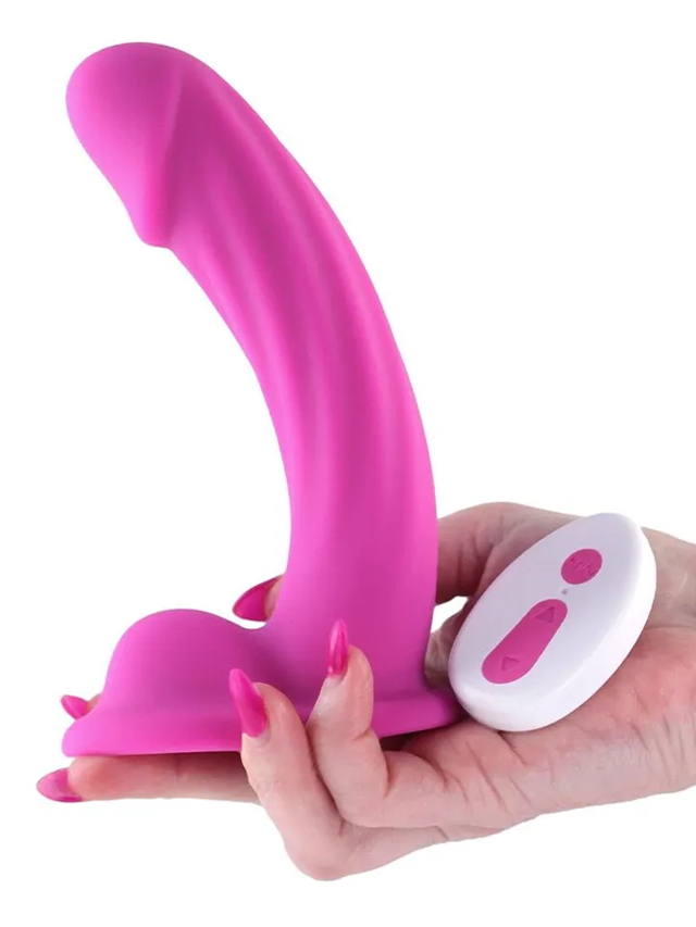 Colours Curve Vibrating Dildo Pink 16,4 cm