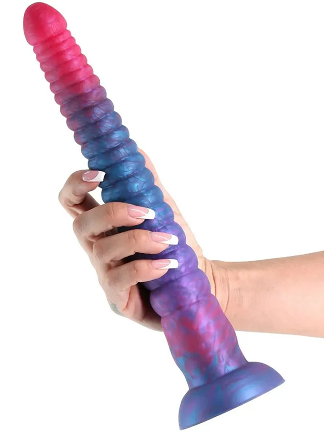 Colours Stacked Dildo Pink/Blue 30,5 cm