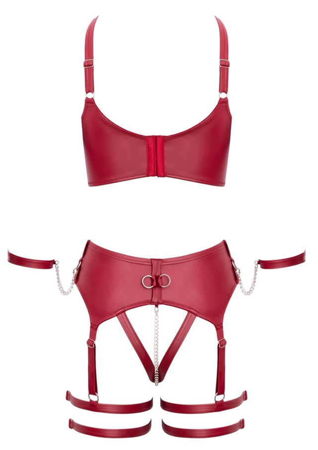 Bra Bondage Set Red