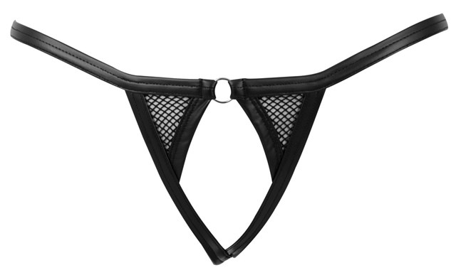 Long-sleeved Basque & Crotchless String