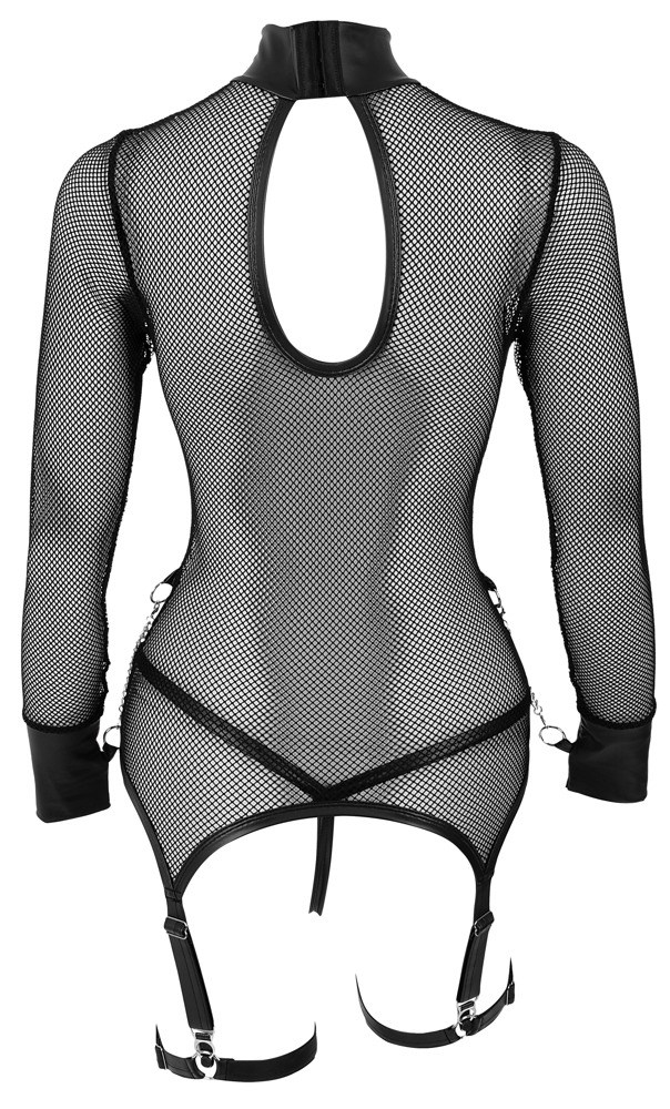 Long-sleeved Basque & Crotchless String
