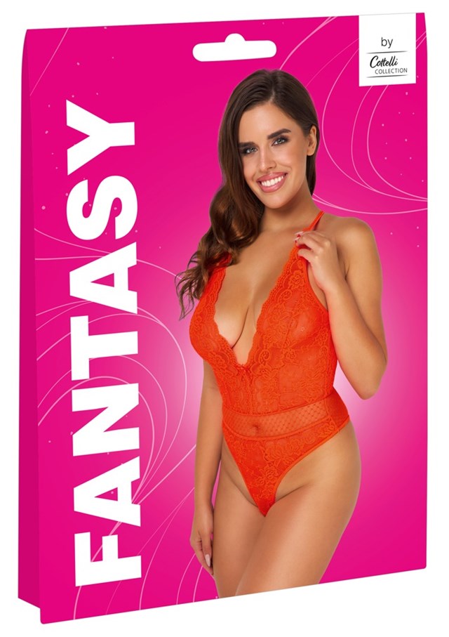 Thong Body Neon Coral