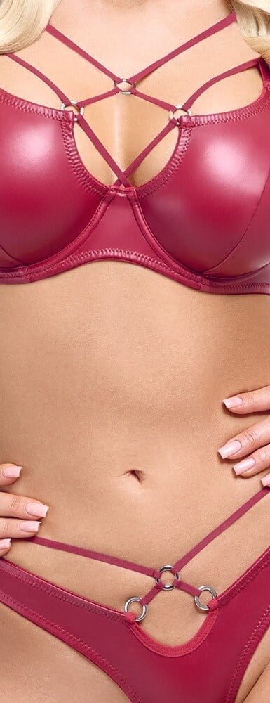 Cottelli Lingerie Bra Set Red