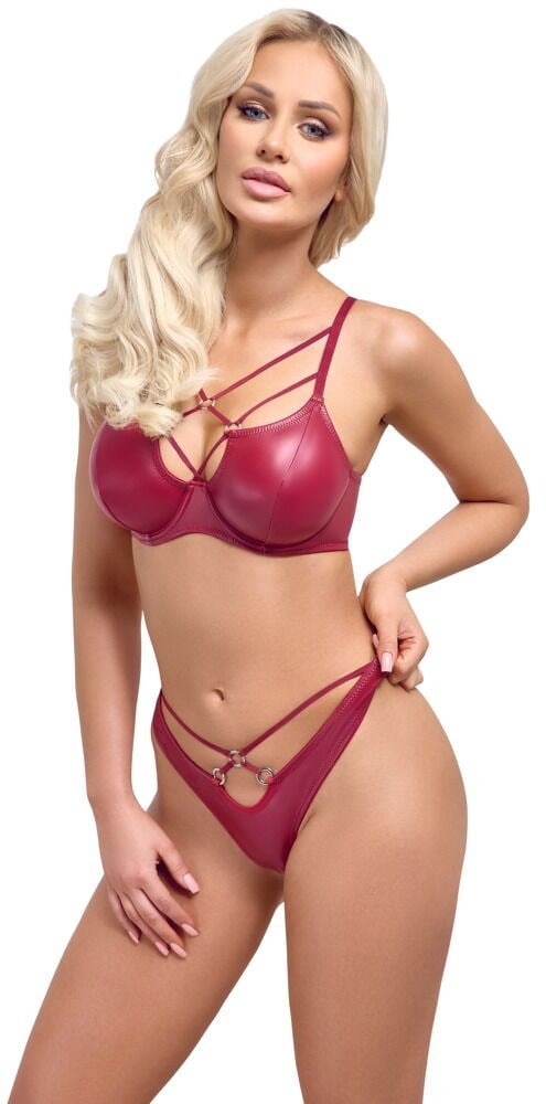 Cottelli Lingerie Bra Set Red