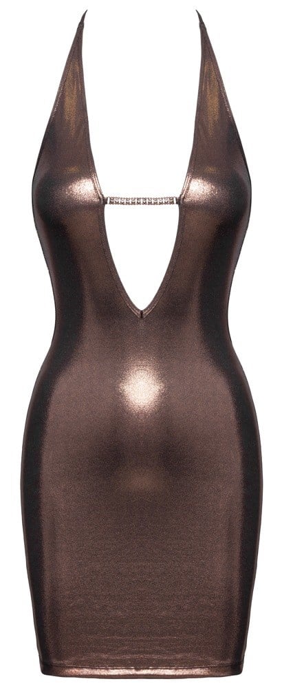 Golden Mini Dress & String