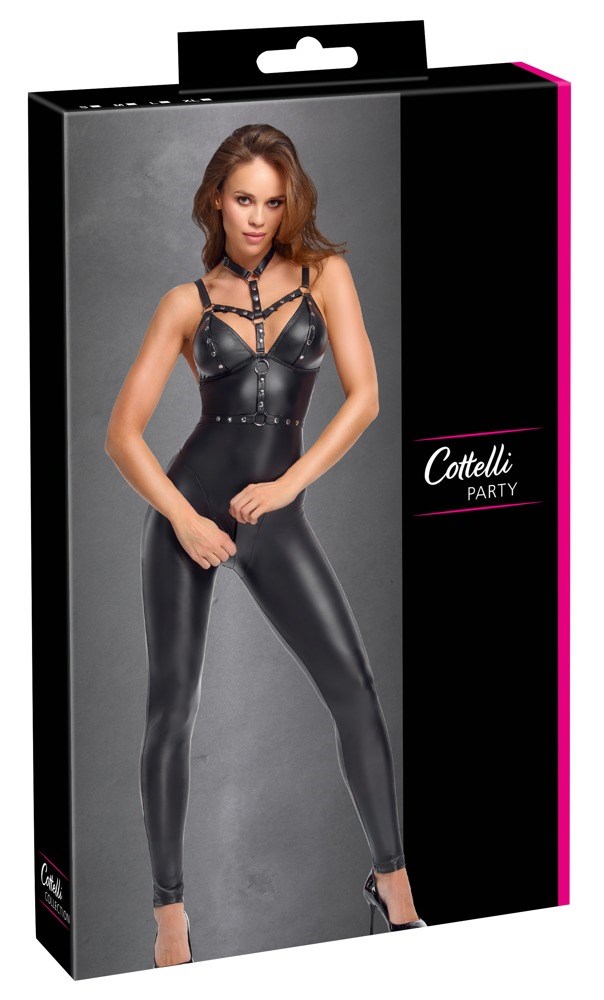 Jumpsuit with straps and long legs