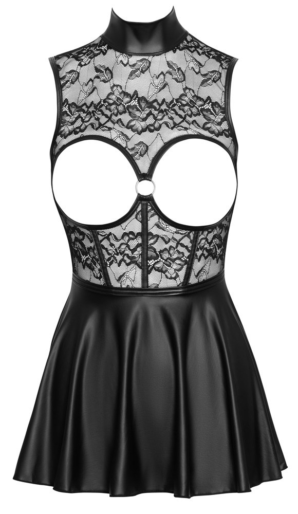 Open Cup Mini Dress