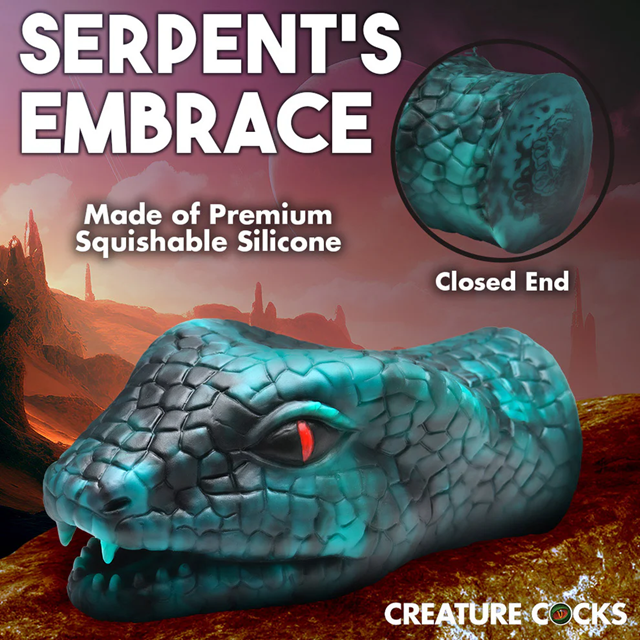Serpentine Snake Silicone Masturbator