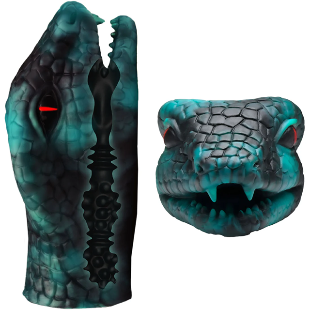 Serpentine Snake Silicone Masturbator