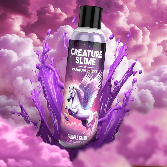 Creature Slime - Purple Slime - Vesipohjainen Liukuvoide 236 ml