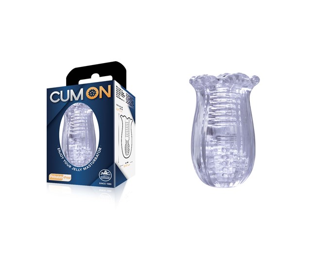 Cum On Mini Stroker - Tulip Clear