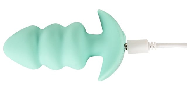Vibrating Mini Butt Plug Green