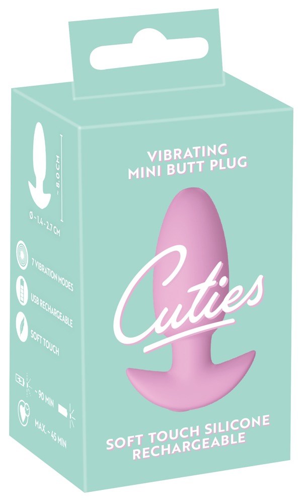 Vibrating Mini Butt Plug Pink